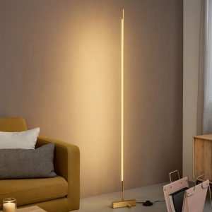 Lampada da terra design moderna oro girevole led 21w 3000k