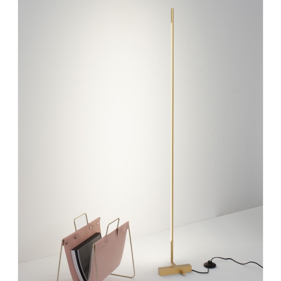 Lampada da terra design moderna oro girevole led 21w 3000k
