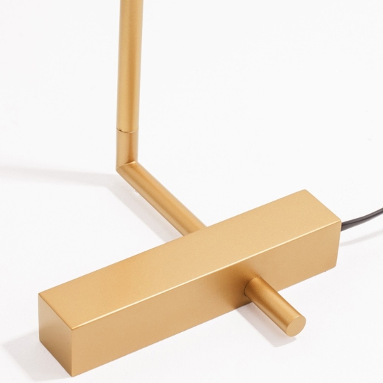 Lampada da terra design moderna oro girevole led 21w 3000k