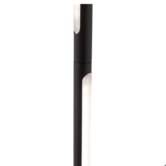 Piantana girevole led 3000k 25w nera moderna