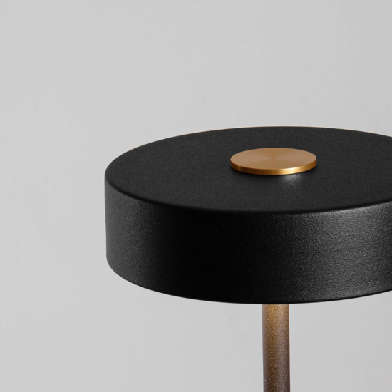 Lampada da terra design minimale nera moderna led