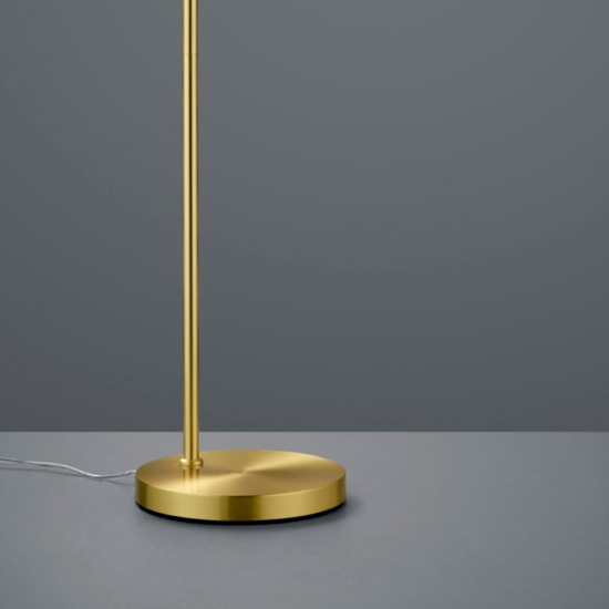 Lampada da terra moderna colore oro per salotto h150 cm