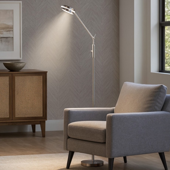 Lampada da terra moderna led da 2700k a 4000k per lettura