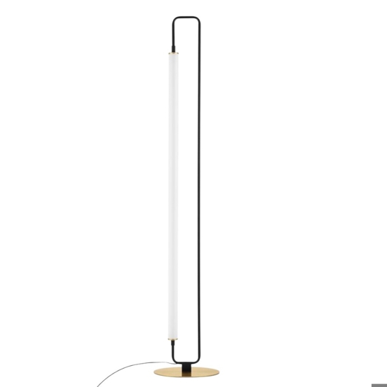 Lampada da terra moderna led 3000k base colore oro