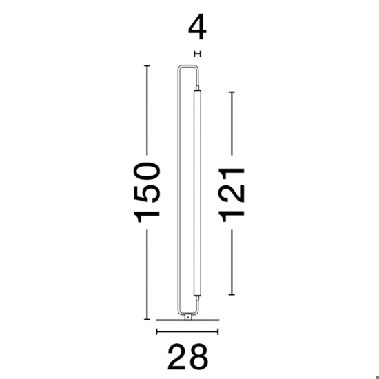 Lampada da terra moderna led 3000k base colore oro