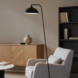 Lampada da terra moderna orientabile dettagli colore oro