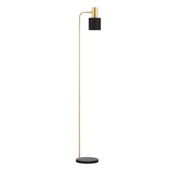 Lampada da terra per lettura orientabile colore oro e nero