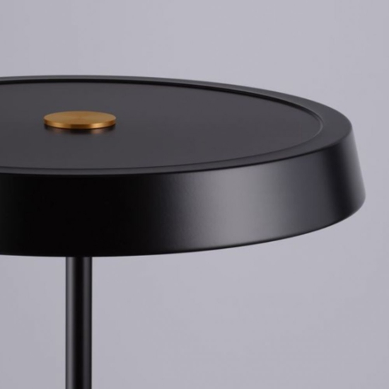 Lampada da terra per salotto led 3000k a cerchio h136 cm