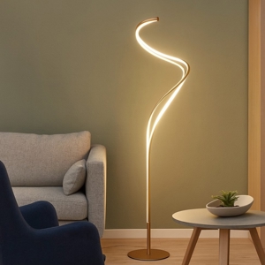 Visualizza i dettagli per Lampada da terra moderna led da 2300k a 4000k dimmerabile Lampada da terra moderna led da 2300k a 4000k dimmerabile