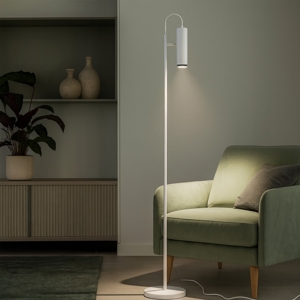 Lampada da terra moderna orientabile per salotto