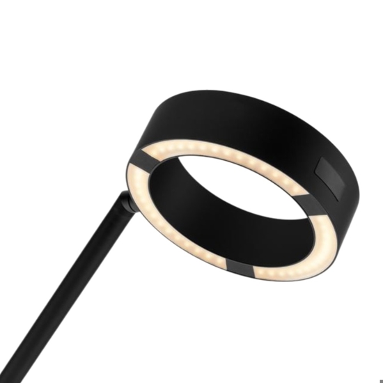 Lampada da terra moderna led 3000k tondo orientabile
