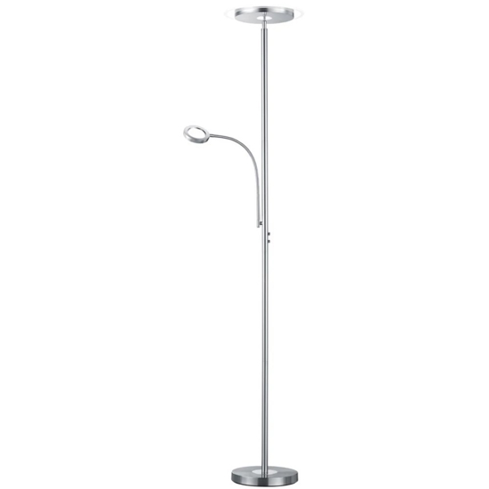Lampada da terra due luci led 3000k orientabile per ufficio