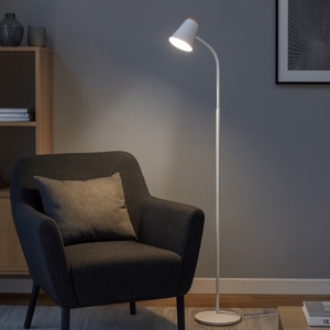 Lampada da terra moderna bianca led 4.5w 3000k