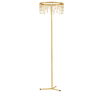 Visualizza i dettagli per Lampada da terra oro ramato design moderna led stelle cadenti Lampada da terra oro ramato design moderna led stelle cadenti