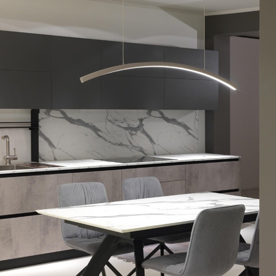 Vivida bow lampadario sabbia led 30w 3000k 4000k per cucina