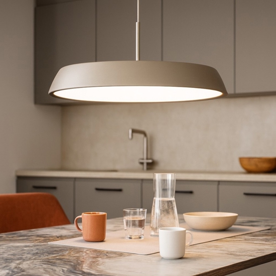 Lampadario da cucina sabbia led 20w 3000k 4000k dimmerabile vivida pinco