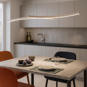 Lampadario vivida sabbia led 30w 3000k 4000k design hyperbola