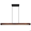 Lampadario di legno rustico per tavolo in cucina led 28w 3000k