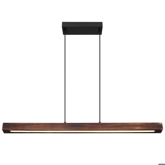 Lampadario di legno per tavolo in cucina
