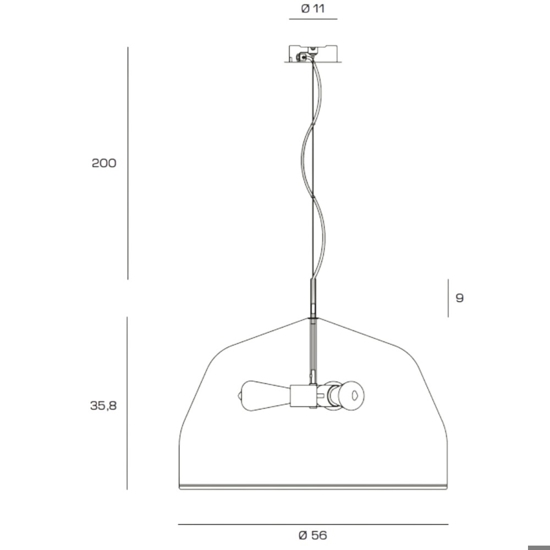 Grande lampadario sabbia per tavolo cucina design campana miloox mug