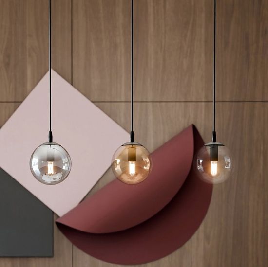 Lampadario per cucina vetri multicolor fp