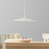 Lampadario poe plus bianca led 15w 3000k per cucina