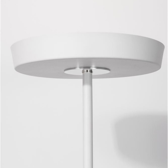 Piantana moderna bianca led 18w 3000k design minimale
