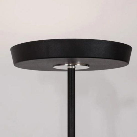 Lampada da terra moderna led 3000k nera h170 cm