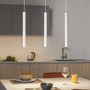Gea luce thalassia lampadario cucina led 21w 3000k 3 luci bianco