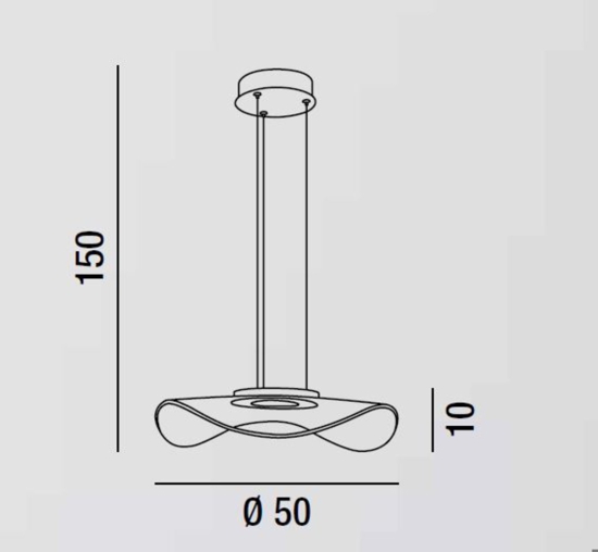 Lampadario medusa design per cucina moderna led 30w 3000k perenz illuminazione