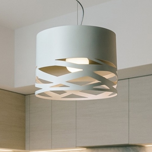 Visualizza i dettagli per Lampadario per cucina moderna design 32cm metallo bianco Lampadario per cucina moderna design 32cm metallo bianco