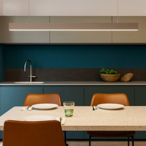 Lampadario vivida sabbia segmento led 36w per cucina