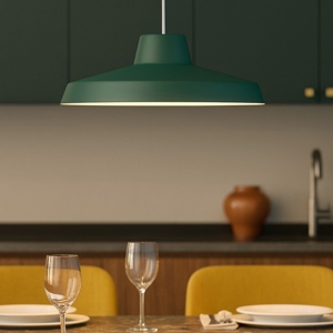 Linea light miguel lampadario da cucina verde led 3000k
