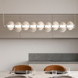 Lampadario per tavolo da cucina led 3000k design ultramoderno