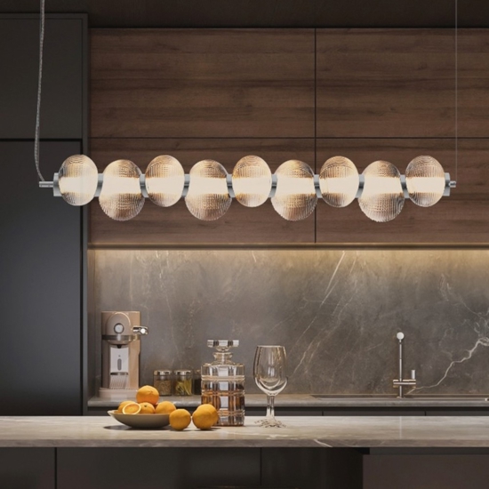 Lampadario per tavolo da cucina led 3000k design ultramoderno