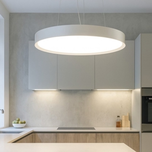 Gea luce ava lampadario cucina led 70w da 3000k a 4000k circolare