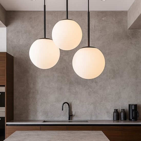 Maytoni basic form lampadario per cucina moderna 3 luci