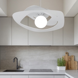 Visualizza i dettagli per Lampadario 50cm per cucina moderna grigio top light warped Lampadario 50cm per cucina moderna grigio top light warped