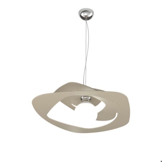 Lampadario per cucina 50cm moderna sabbia toplight warped