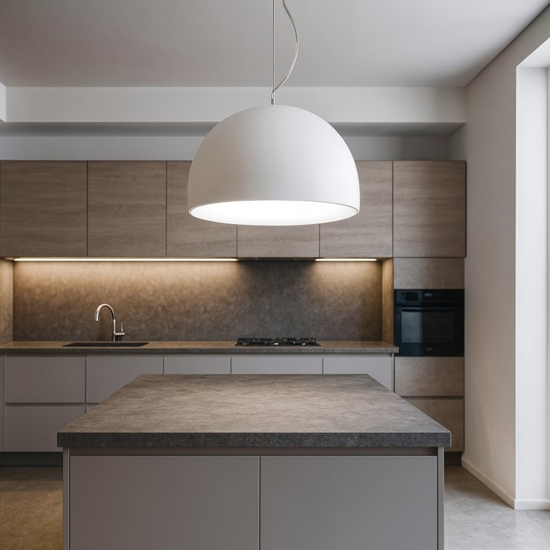 Affralux diodi lampadario per cucina bianco led 40w 3000k