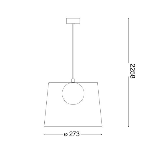 Fade sp1 ideal lux lampadario pendente vetro cromo trasparente