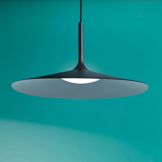 Poe plus lampadario da cucina linea light led 3000k nero
