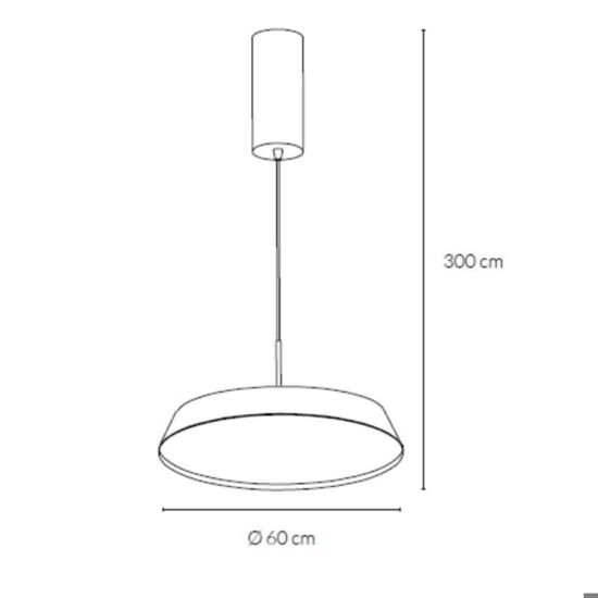 Vivida pinco lampadario da cucina sabbia led 50w 3000k 4000k dimmerabile