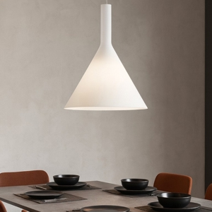 Cocktail sp1 big lampadari da cucina 35cm vetro cono bianco ideal lux