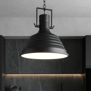 Fisherman sp1 ideal lux lampadario per isola cucina nero opaco