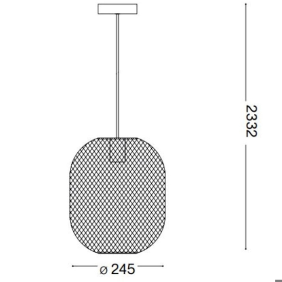 Net sp1 d24 ideal lux lamdadario per isola cucina bianco