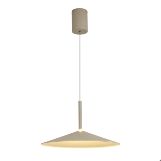 Lampadario saliscendi colore cenere per cucina moderna 16w 3000k