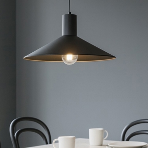 Visualizza i dettagli per Lampadario per cucina moderna nero 36 cm cavi regolabili Lampadario per cucina moderna nero 36 cm cavi regolabili