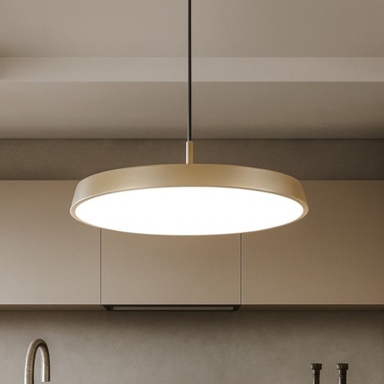 Isyluce lampadario sabbia per cucina led 39w 3000k 4000k dimmerabile