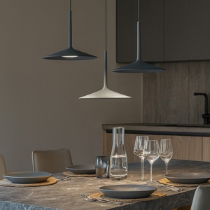 Visualizza i dettagli per Lampadario da cucina led 19w 3000k poe p3 linea light grigio Lampadario da cucina led 19w 3000k poe p3 linea light grigio
